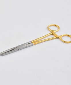 Tubing Clamps Forceps Cross Serration 18Cm With Gold Platted Legs (015-781-180)