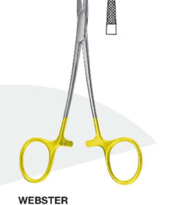 Webster Needlehold. Serrated 5¼" 13Cm Tc (019-511-130$)