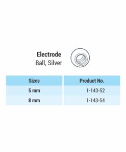 Reusable Needle Handle and Electrodes, Electrode Silver Ball 5mm (E-1-143-52)