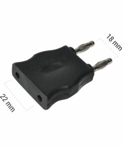 Adapters, 22mm to 18mm,Adaptor to reduce pitch of single use Bioplar Forceps fixed pitch hingedconnector so it will fit older style Eschmann generators (E-1-2)