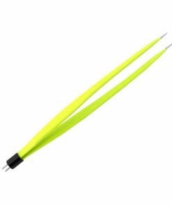 Single-Use Bipolar, Standard Forceps, Straight, With American Plug, 18 Cm Length, 1.5Mm Tip, Yellow (E-11-1876)