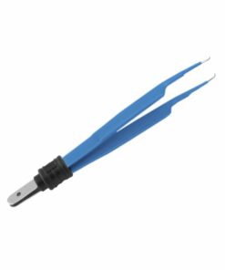 Single-Use Bipolar, Coaptation Nadler Forceps, With European Plug, 10.2 Cm Length, 0.5Mm Tip, Blue (E-11-4905)