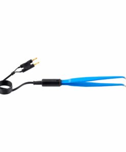 Single-Use Bipolar, Standard Forceps, Angled, With 3 Meter Cable, 20 Cm Length, 1.5Mm Tip, Blue (E-12-1200)