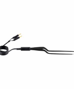 Single-Use Bipolar, Jansen Bayonett Forceps, Straight  Non Stick, With 3 Meter Cable, 15 Cm Length, 1.0Mm Tip, Black (E-12-8-380)