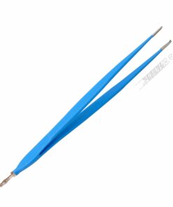 Reusable Monopolar, Waugh Forceps, Kocher, Straight, 20 Cm Length, 2.0Mm Tip, With 4.0Mm Male Connector, Blue (E-13-1720)