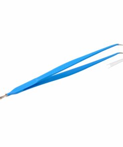 Reusable Monopolar, Standard Forceps, Angled, 22 Cm Length, 2.0Mm Tip, With 4.0Mm Male Connector, Blue (E-13-4120)
