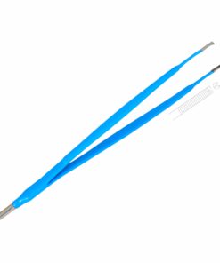 Reusable Monopolar, Gerald Forceps, Kocher, Straight 17.8 Cm Length, 2.0Mm Tip, With 4.8Mm Male Connector, Blue (E-13-6106)