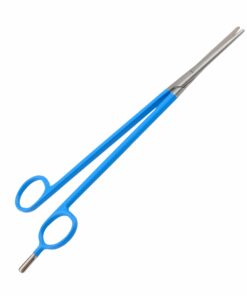 Reusable Monopolar, Turner-Warwick Scissors, Straight, 24 cm Length, With 4.8mm Male Connector, Blue (E-13-9683)