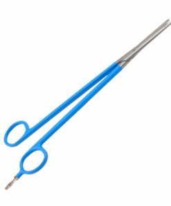 Reusable Monopolar, Turner-Warwick Scissors, Straight, 21.5 cm Length, With 4.0mm Male Connector, Blue (E-13-9689)
