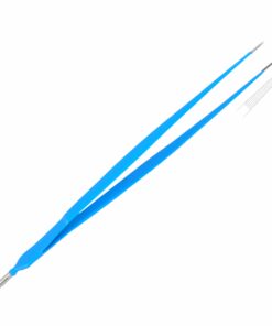 Reusable Monopolar, Remington Hobbs Forceps, Straight 25 Cm Length, 2.0Mm Tip, With 4.8Mm Male Connector, Blue (E-13-9699)