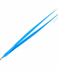 Reusable Monopolar, Remington Hobbs Forceps, Straight 25 Cm Length, 2.0Mm Tip, With 4.0Mm Male Connector, Blue (E-13-9706)
