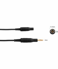 Single-Use Monopolar Cable, Black, 4Mm Pin, 3Mm Socket, Length 5 Meter  (E-17-104-5M)