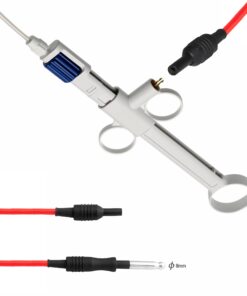 Reusable Monopolar Snare Cable, Red, 8mm Pin, Socket 4mm ,Length 3 meter (E-17-160)