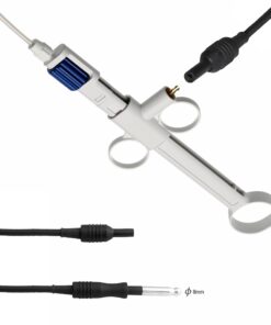 Reusable Monopolar Snare Cable, Black, 8Mm Pin, Socket 4Mm ,Length 5 Meter (E-17-165-5M)