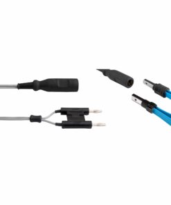 Reusable Silicone Bipolar Cable, Grey, Flat Plug (European Type), Twin 4Mm Pin, Length 3 Meter (E-17-30-Bt)