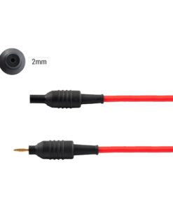 Reusable Monopolar Cable, Red, 2Mm Pin, Socket 2Mm ,Length 3 Meter (E-17-310)