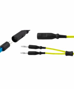 Single Use Bipolar Cable, Yellow, American 2 Pin, Flying Leads, Length 5 Meter (E-17-70-5M)