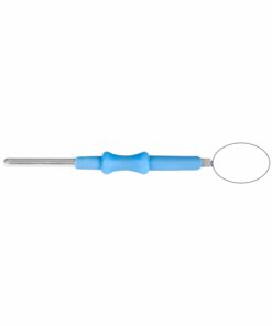 Single-Use Wire Loop Electrode, Straight 7Cm, Dia 4Mm, Blue (E-2-360)