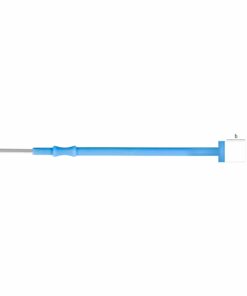 Single-Use Square Loop Electrode, 13Cm, Loop Area 1X0.4 Cm, Blue (E-2-670)
