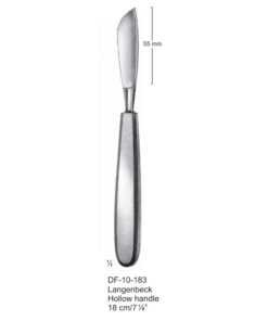 Langenbeck Hollow Handle Knives, 18Cm  (SS-10-183)