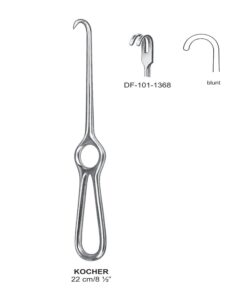 Kocher Retractors,22Cm,Blunt, 2 Prong  (SS-101-1368)