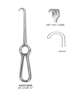 Kocher Retractors,22Cm,Blunt, 3 Prong  (SS-101-1369)
