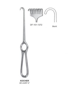 Kocher Retractors,22Cm,Blunt, 6 Prong  (SS-101-1372)