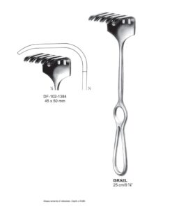 Israel Retractors,25Cm,45X50Mm  (SS-102-1384)