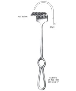 Koerte Retractors,23.5Cm,40X30Mm  (SS-103-1388)
