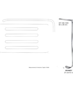 Heaney Retractors,27Cm,82X28Mm  (SS-106-1405)