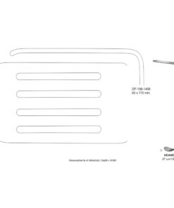 Heaney Retractors,27Cm,65X115Mm  (SS-106-1408)