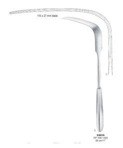 Simon Abdominal Retractors 115X27Mm, 28Cm  (SS-109-1429)