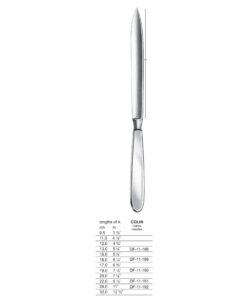 Colin Amputation Knives With Hollow Handle, 22Cm  (SS-11-191)