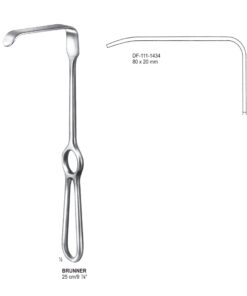 Brunner Retractors,25Cm,80X20Mm  (SS-111-1434)