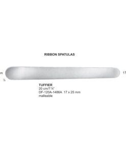 Ribbon Spatulas, Tuffier Malleable, 20Cm, 17 X 25 Mm  (SS-120A-1486A)
