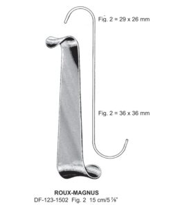Roux-Magnus Retractors,15Cm,Fig-2, 29X26 & 36X36Mm  (SS-123-1502)