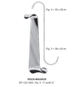 Roux-Magnus Retractors,17Cm,Fig-3, 35X39 & 38X48Mm  (SS-123-1503)