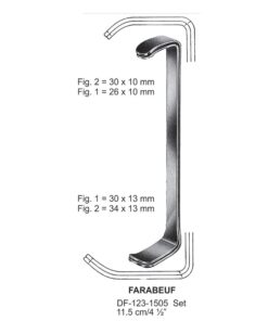 Farabeuf Retractors Fig.1-2, 11.5Cm  (SS-123-1505)