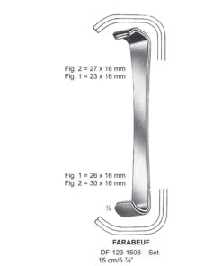Farabeuf Retractors Fig.1-2, 15Cm  (SS-123-1508)