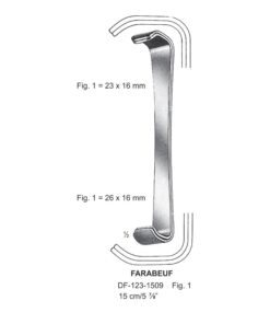 Farabeuf Retractors 27X16 & 26X16Mm, Fig.1, 15Cm  (SS-123-1509)