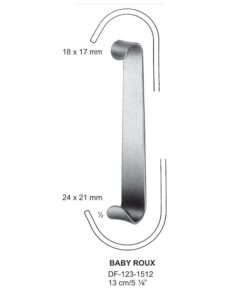 Baby-Roux Retractors, 18X17 & 24X21Mm, 13Cm  (SS-123-1512)