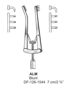 Alm Retractors Blunt 4X4Teeth 7Cm  (SS-126-1544)