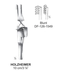 Holzheimer Retractors Blunt 4X4Teeth 10Cm  (SS-126-1549)