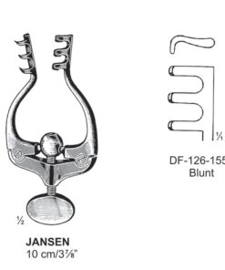 Jansen Retractors,10Cm,Blunt  (SS-126-1552)