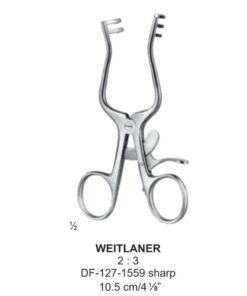 Weitlaner Retractors Sharp 2X3 Teeth 10.5Cm  (SS-127-1559)