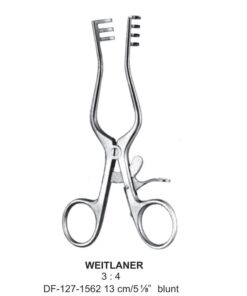 Weitlaner Retractors Blunt 3X4 Teeth 13Cm  (SS-127-1562)