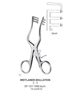 Weitlaner-Wullstein Retractors Blunt 3X3 Teeth 13Cm  (SS-127-1566)