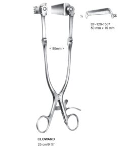 Cloward Retractors Blade Only, 50Mm X 15Mm, Toothed Blade (SS-129-1587)