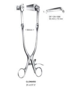Cloward Retractors Blade Only, 55Mm X 15Mm, Toothed Blade (SS-129-1588)