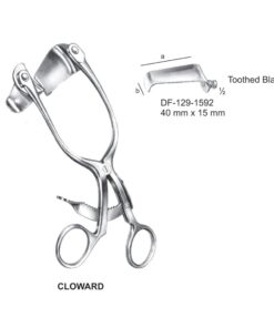 Cloward Retractors Blade Only, 40Mm X 15Mm, Non Toothed Blade (SS-129-1592)